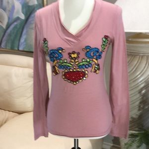 SZ S YAG COUTURE TOP WITH V NECK